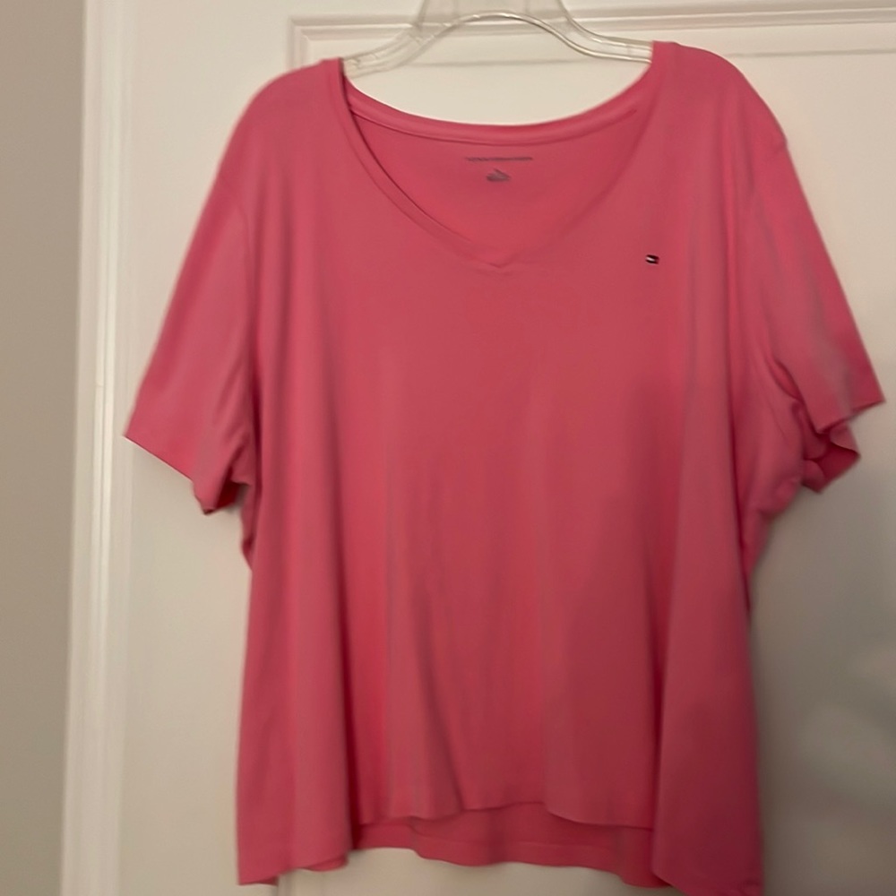 Tommy Hilfiger short sleeve tee pink